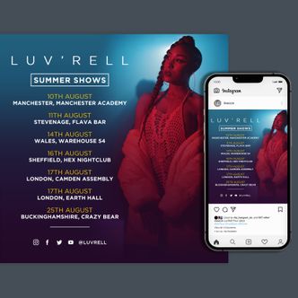 LuvRell Tour dates